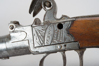 Archived Images\I_numbers\I7501-I8000\I7691.09.jpg; I7691; flintlock pocket pistol by Henry Nock; pistol, pocket, flintlock